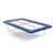 Super Kangaroo Trampoline Blue pads and Black and Red Elite Performance 2 String Bed