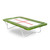 Super Kangaroo Trampoline Garden Green pads and White and Red Elite Performance 2 String Bed