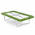 Super Kangaroo 2-string bed in white with black markings