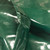 close up of green heavy duty pvc trampoline cover