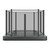 Akrobat Orbit Flat 11x8ft with grey pad and zip entry