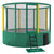 10ft Gallus Plus Trampoline by Akrobat in Green