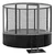14ft Gallus Plus Playground Trampoline by Akrobat in black