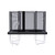 Akrobat Orbit Rectangular grey pad with overlapping entry