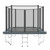 Akrobat Orbit Rectangular grey pad with zip entry