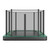 Akrobat Orbit Flat 10x6ft with green pad and zip entry