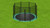 Orbit Flat round trampoline in ground fitted with enclosure net