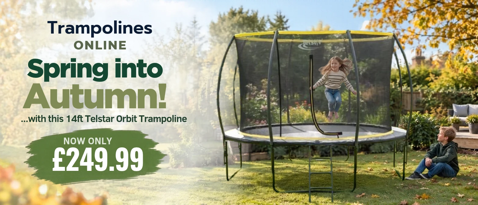 Telstar Orbit 14ft trampoline promotion