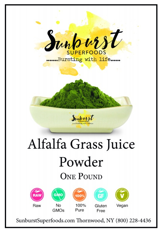 Alfalfa Grass Juice Powder Super Greens Detox