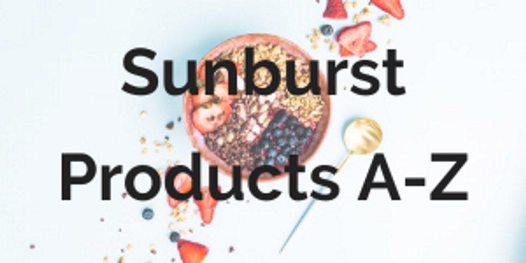 Sunburst Products A-Z