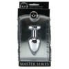 Master Series Lucent Steel Anal Plug at Bed Time Toys
