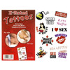 Temporary X-Rated Tattoos (12 Pack) at Bed Time Toys