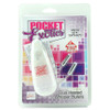 Pocket Exotics Dual Heated Whisper Bullet Vibe in Clear at Bed Time Toys