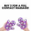 Glove Roller Balls Massager in Purple at Bed Time Toys