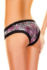 Sexy Pink Foil Bootyshort in M/L at Bed Time Toys