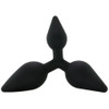Wet Dreams Triple Play Butt Plug in Black at Bed Time Toys