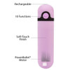 Simple & True 3.5" Rechargeable Bullet Vibrator in Purple at Bed Time Toys