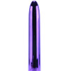 Classix 7" Slimline Rocket Vibrator in Metallic Purple at Bed Time Toys