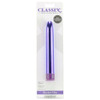 Classix 7" Slimline Rocket Vibrator in Metallic Purple at Bed Time Toys