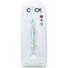 King Cock 8" Clear Cock at Bed Time Toys