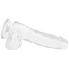 King Cock 6" Clear Cock with Balls at Bed Time Toys