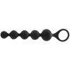 Satisfyer Soft Silicone Anal Beads in Black at Bed Time Toys