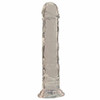 Crystal Addiction Clear 7” Dildo at Bed Time Toys