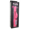 Firefly Jessica Glow in the Dark Rabbit Vibrator in Pink at Bed Time Toys