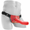 Hollow Design Strap-On in Red at Bed Time Toys