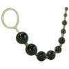 X-10 Anal Beads in Black at Bed Time Toys