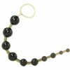 X-10 Anal Beads in Black at Bed Time Toys