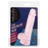 Naturally Yours 6 Inch Crystalline Dildo in Rose at Bed Time Toys
