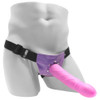 Hollow Twisted Strap-On in Purple at Bed Time Toys