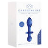 Chrystalino Rocker Glass Butt Plug in Blue at Bed Time Toys