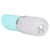 Pillow Talk Lusty Luxurious Flickering Vibrator in Teal at Bed Time Toys