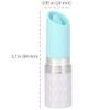 Pillow Talk Lusty Luxurious Flickering Vibrator in Teal at Bed Time Toys