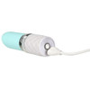 Pillow Talk Lusty Luxurious Flickering Vibrator in Teal at Bed Time Toys