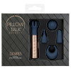 Pillow Talk Secrets Desires 6 Piece Set in Navy Blue and Rose Gold at Bed Time Toys