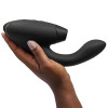 Womanizer DUO 2 Dual Stimulator in Black at Bed Time Toys