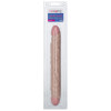 Veined Double Dildo 12” in Ivory at Bed Time Toys