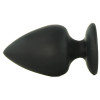 Silicone Plump Plug in Black at Bed Time Toys