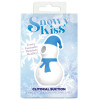 Snowy Kiss Clitoral Stimulator Snowman in Blue and White at Bed Time Toys