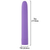 Pure Love 10 Function Classic 7” Smooth Vibrator in Purple at Bed Time Toys