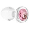 Adam & Eve Pink Gem Glass Plug Set at Bed Time Toys