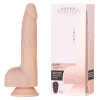 Naked Addiction - 8.5” Thruster Vibrator in Flesh at Bed Time Toys