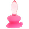 Icicles No. 90 Glass Plug in Pink at Bed Time Toys