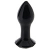 Crystal Glass Gem Plug in Black at Bed Time Toys