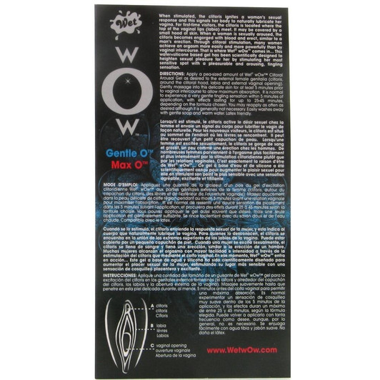 WOW Max O Clitoral Arousal Gel at Bed Time Toys