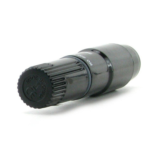 Waterproof Mega-Mite Vibrator in Black at Bed Time Toys