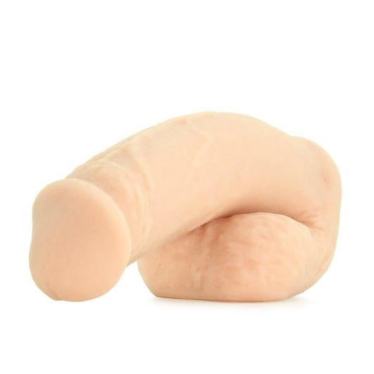 Pack It Lite Realistic UR3 Dildo for Packing in White at Bed Time Toys